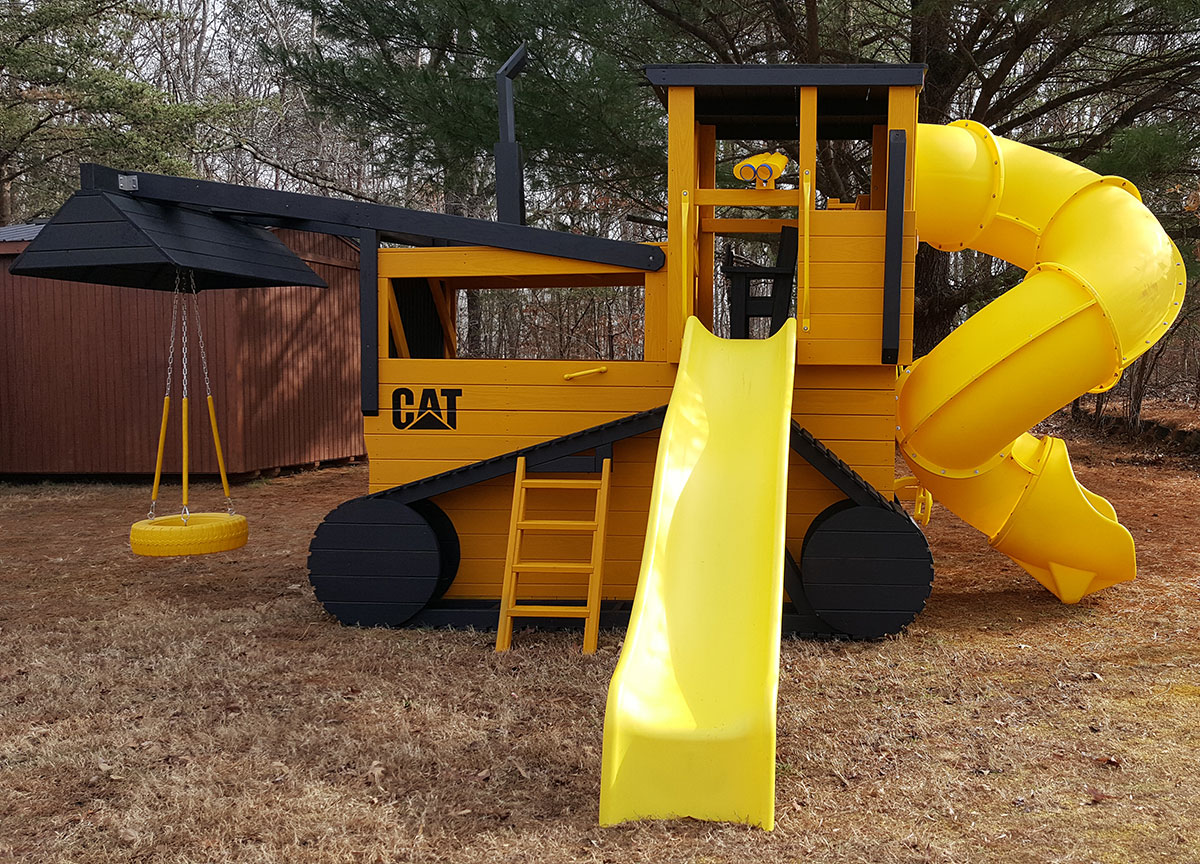 Bulldozer playground set