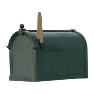 Whitehall cast aluminum mailbox