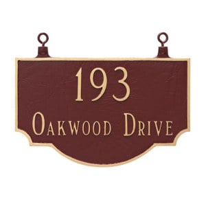 Vanderbilt personalized address sign