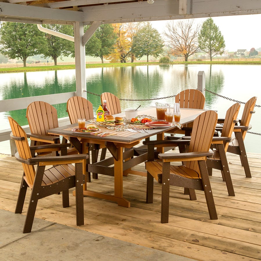 Great Bay poly dining table and chairs