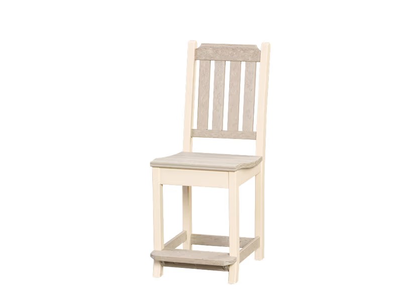 Amish Poly Keystone Patio Counter Chair