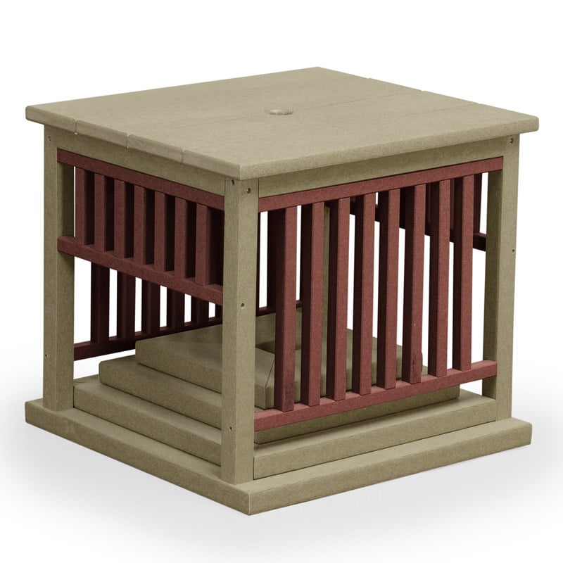 Mission Umbrella Stand Side Table