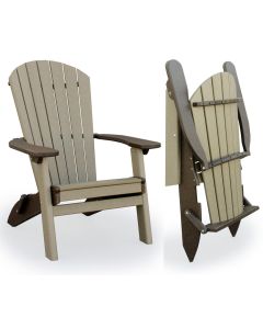 Amish SeaAira Folding Poly Adirondack Chair