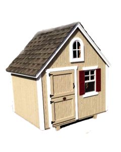 Amish Made 5x6 ft. Teacup Playhouse Kit