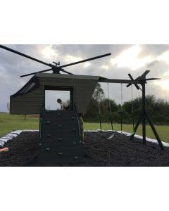 Amish Made Army Helicopter Playground Set