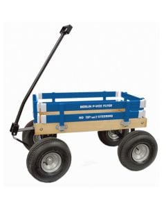 Amish Made Blue Berlin Bigfoot Flyer Wagon