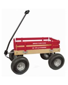 Amish Made Red Berlin Bigfoot Flyer Wagon