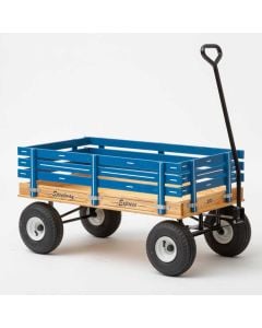 Amish Made Speedway Express Blue Flyer Wagon Model 500