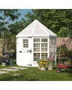 Little Cottage Co. 8 x 8 ft. Octagon Greenhouse Panelized Kit