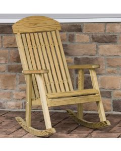 Amish Treated Wood Porch Rocker