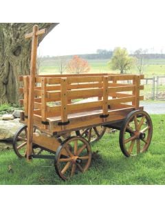 Amish Made Medium Wooden Express Wagon