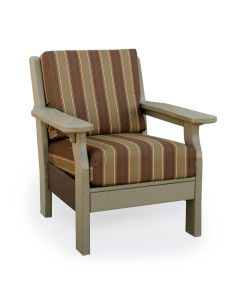 Amish Poly Van Buren Deep Seating Patio Club Chair