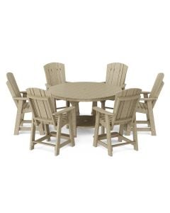 Wildridge Poly Heritage 7-Piece 60" Pub Counter Set