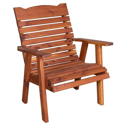 Amish Made Cedar Straightback Chair