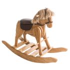 Amish Made Deluxe Wooden Rocking Horse - Medium