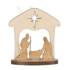 Amish Made Wooden Manger Scene - 3 Inch