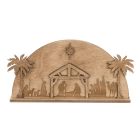 Amish Made Wooden Arched Nativity - 13 Inch