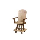 Amish Poly Great Bay Swivel Patio Counter Chair