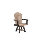 Amish Poly Great Bay Swivel Patio Dining Chair