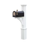 Amish Made Dover Vinyl Mailbox Post