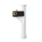Amish Made Hartford Vinyl Mailbox Post