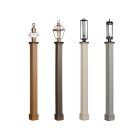 Amish Made Springfield Poly Woodgrain Lamp Post