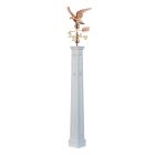 Amish Made Trenton Vinyl Weathervane Post