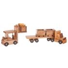 Amish Made Wooden Toy Skid Truck w/ Fork Lift