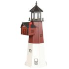 Amish Poly 6' Lighthouse with Built-in Mailbox
