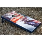 Amish Poly Cornhole Game Set - Patriotic design