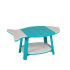 Amish Poly Fish Patio Conversation Table