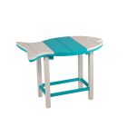 Amish Poly Fish Patio Side Table