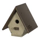 Hanging Wren House - Yellow & Gray