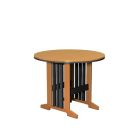 Amish Poly Keystone Round Patio Counter Table
