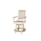 Amish Poly Keystone Swivel Patio Counter Chair