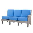 Amish Poly Mission Sectional Right Arm Sofa