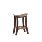 Amish Poly Saddle Patio Bar Stool