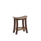 Amish Poly Saddle Patio Counter Stool