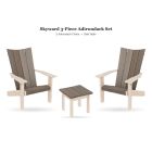 Amish Poly Skyward 3-Piece Adirondack Chair Set