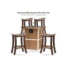 Amish Poly SummerSide 5-Piece Round Fire Bar Set