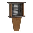Tail-prop Suet Bird Feeder - Brown & Cedar