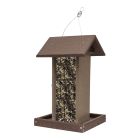 Tall Bird Feeder - Black & Cedar