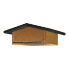 Upside Down Suet Bird Feeder - Cedar & Black
