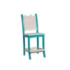Amish Poly Wave Patio Bar Chair
