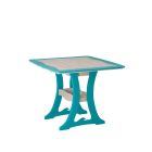 Amish Poly Wave Patio Dining Table