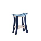 Amish Poly Wave Surfboard Patio Bar Stool