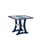 Amish Poly Wave Surfboard Patio Dining Table