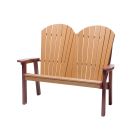 Amish SeaAira Poly Adirondack Bench