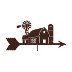 Farm Scene Windcup Weathervane
