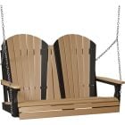 4' Poly Adirondack Swing - Green